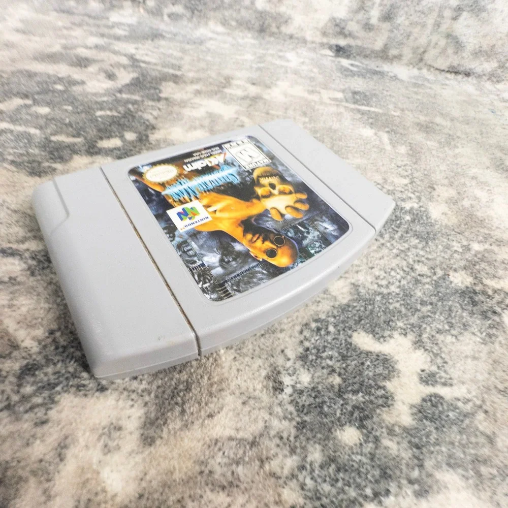 Nintendo Shadow Man N64 Video Game Cartridge 1999 Retro Horror Acclaim